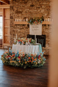 Wedding Table Runner, Personalized Wedding Table Runner, Custom Linen Wedding Banner, Sweetheart Table Decor, Wedding Reception Gift